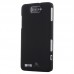 ZTE Grand Memo - Rubber Coating Hard Phone Protective Cover Case - Black